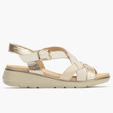 Glacia 20111 White-Beige-Gold