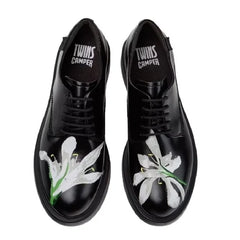 Camper Comfort Shoes Twins K201684-032 Black-White