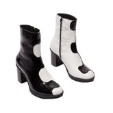 Fly London Comfort Gigs P145548002 Black-White