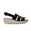 Fly London Comfort Sandals Yolf P145400000 Black