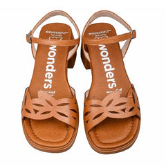 Wonders Comfort Sandals Moai 01 D-2301 Brown